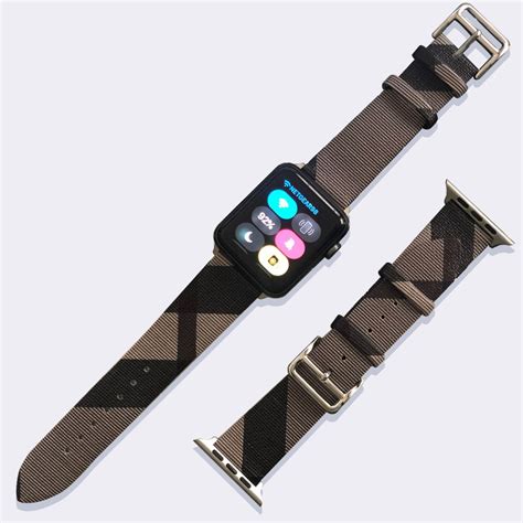 burberry mens watch band|designer apple watch bands Burberry.